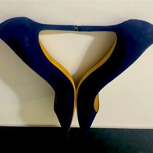 Jimmy Choo Romy Suede Shoes Navy Blue